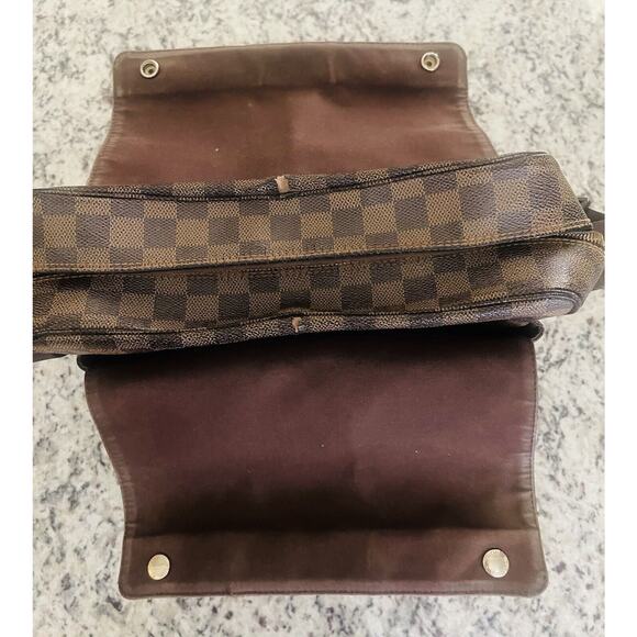 LOUIS VUITTON Damier‎ Ebene Naviglio N45255 Messenger & Crossbody Bag s4f2 R01T - Picture 10 of 16